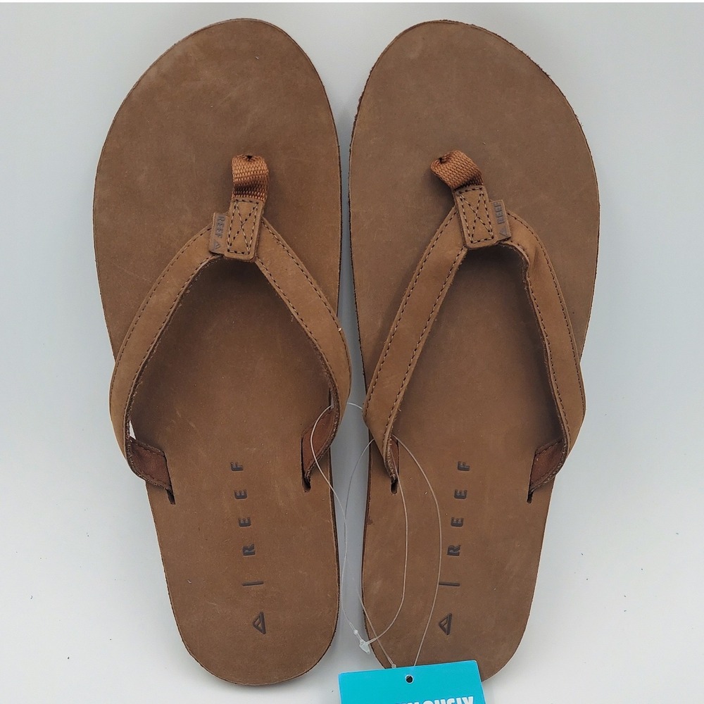 Reef Sclama Flip Flop Sandals Mens 9 Brown New Water Friendly CJ5639-090-M